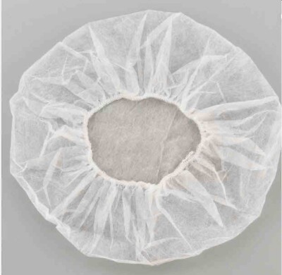 SAFEKO Unisex Polypropylene Bouffant Caps [100 x 10 | 1000 | WHITE | 21'' |