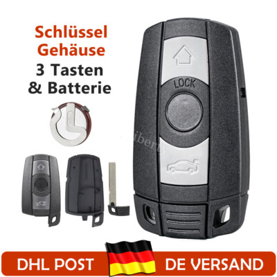 3 Tasten Schlüssel Gehäuse + Akku VL2020 für BMW 3er E90 E91 E92 E93 5er E60 E61