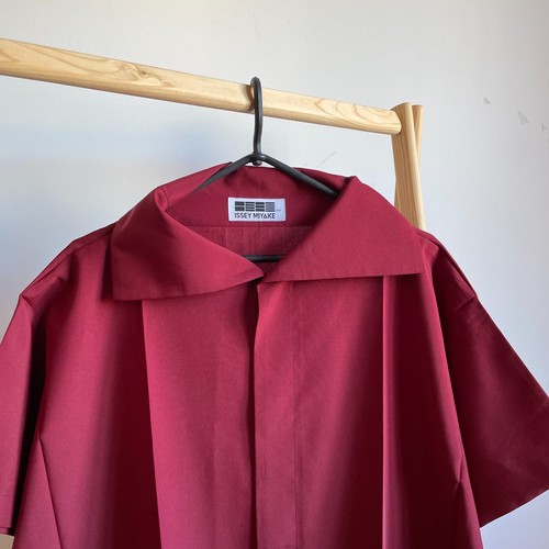 Issey Miyake 132 5. SS2018 Geometrcial Womens Poncho Coat Size 3 - Picture 6 of 12