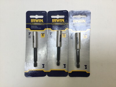 IRWIN Impact Performance Series, Magnetic Bit Holder, 3'', Pack of 3!