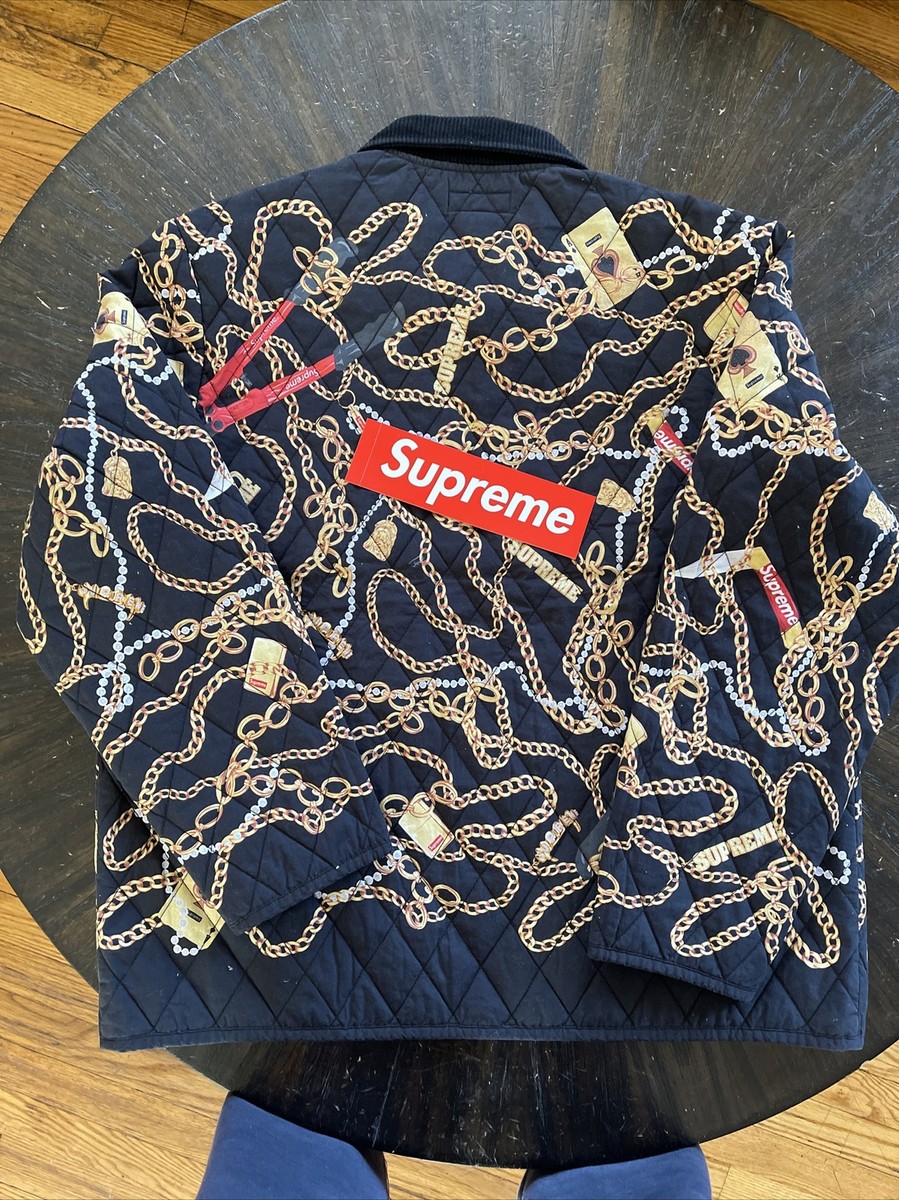 シュプリームSUPREME 20FW CHAINS QUILTED JACKET Chains Quilted Jacket | Supreme 20fw