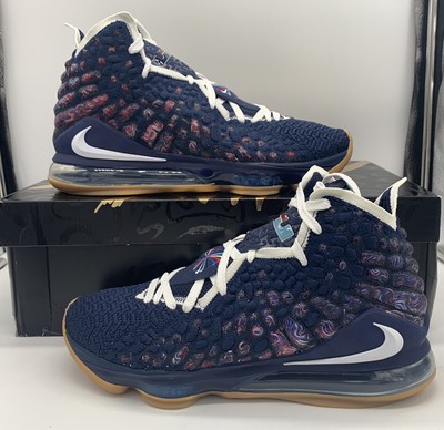 lebron 17 college navy
