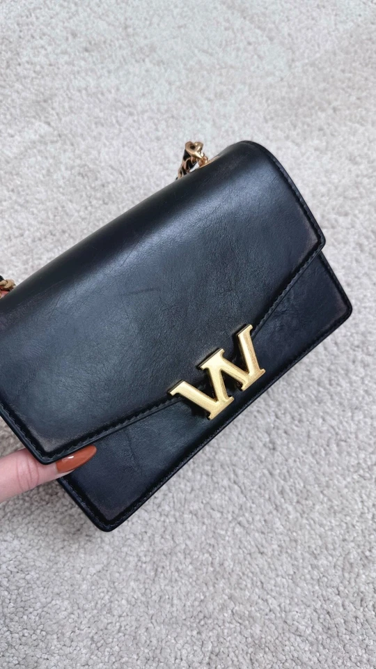 Lightly Used Alexander Wang Legacy Distressed Leather Chain Bag Handbag - image 3 of 4
