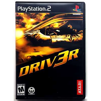 Driver 3 - Sony Playstation 2 Pristine Authentic Tested 180 Day Guarantee PS2