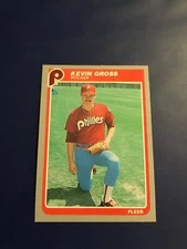1985 Fleer # 252 KEVIN GROSS Philadelphia Phillies Great Baseball Card ! 