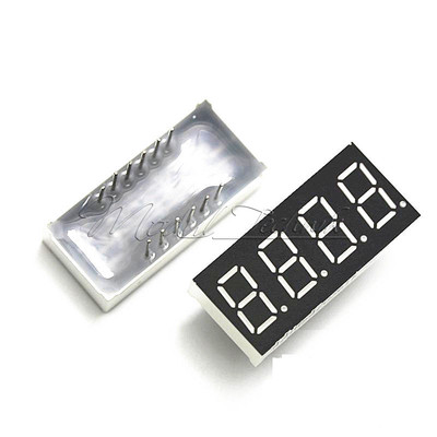 2PCS 0.36INCH 7 Segment 4 Digit Common Cathode 0.36'' RED LED Digital Display-