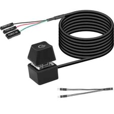 Desktop Computer Case Motherboard Power Button Switch Cable Control Adapter 1.8M