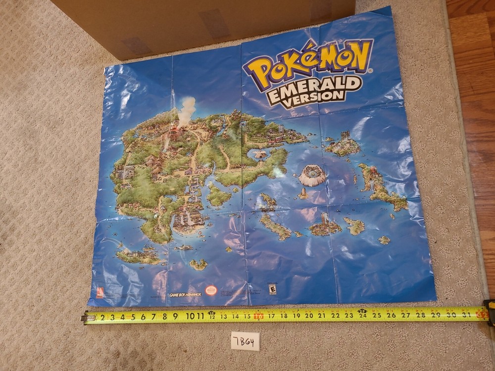 Pokémon Emerald Version Game Boy Advance Poster Picture Prima Games Video 7b64