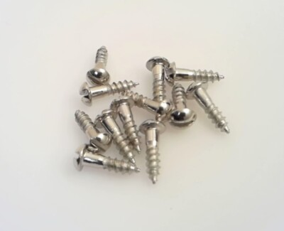 #ad #ad True Custom Shop® Vintage Slot Head Tuner Screws for Fender #3 x 3 8quot; $7.97