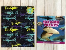 Shark 3 Hole Punched Folder  Sharks Nature Series Ppbk Book Back To School Read