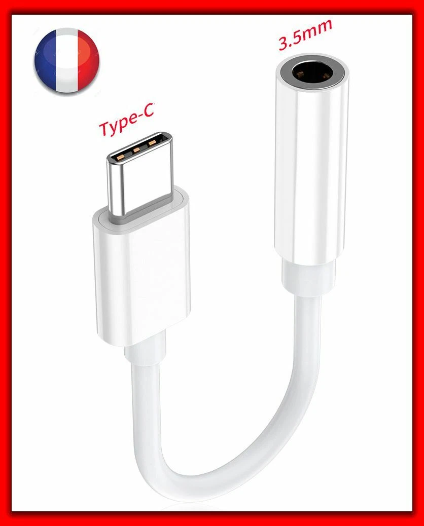 Cavo USB-C A 3.5 Mm Adattatore USB-C A Jack Audio 3,5 Mm - Cavo Sdoppiatore Per Ricarica E Cuffie, Bianco, 10 Cm, Versione 3.1 Cavo Audio Tipo C A Aux Bianco 10 Cm Universale - Foto 6