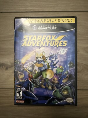 Starfox Adventures (Nintendo Gamecube, 2002) Player's Choice CASE & MANUAL ONLY!