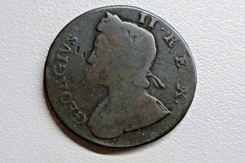 Copper Halfpennies George II by Date selected examples 1729-1754 Please See Menu - Picture 12 of 38