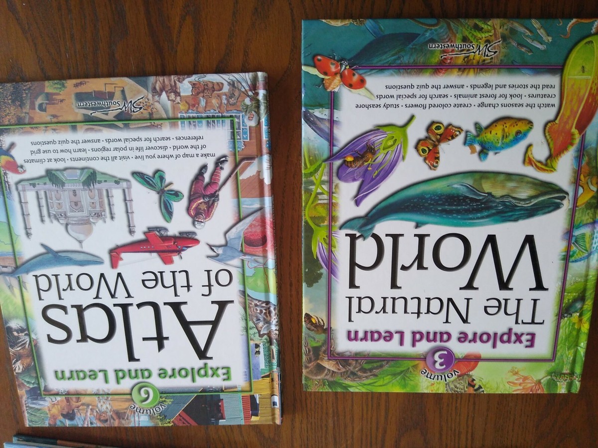 Children’s books 洋書　３冊 Explore And Learn Set of 4 Books. Vol. 1,2, 3, & 6 Hardback