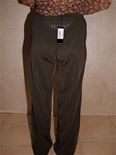 Excepcional Pantalones Elástica Vinilo Negro mc planet Talla 36 Nuevo Etiqueta - Imagen 1 de 4
