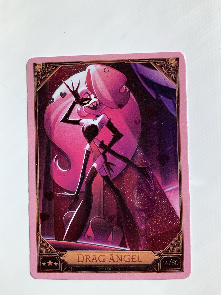 ポ*︎様 NO14: DRAG ANGEL foil ハズビンホテル　トレカS2 Hazbin Hotel Trading Card Drag Angel Dust Foil Rare 2nd Edition | eBay