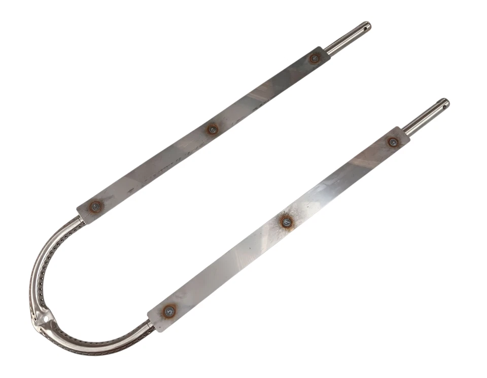 Parrilla de gas quemador tubular de acero inoxidable para Charbroil, Coleman, 14002 Foto 3 de 4