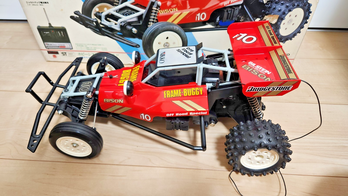 Vintage Nikko Bison F-10 1/10 Scale UNUSED NEW OLD STOCK RC Frame