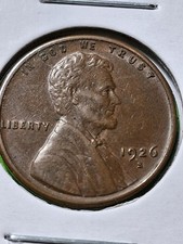 1926-S LINCOLN CENT. MS/BU/BN.ORIGINAL. SEMI KEY. SCARCE. MS+++