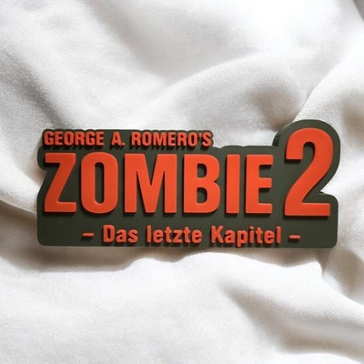 Zombie 2 Das letzte Kapitel Logo Aufsteller | George A. Romero | NEU  