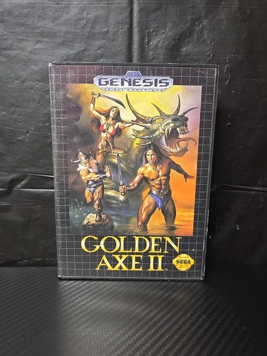 GOLDEN AXE II 2 SEGA GENESIS VIDEO GAME CIB Complete Tested And Working 