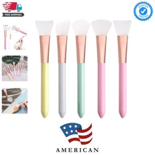 Soft Silicone Facial Brush Set for Perfectly Even Mask Application Every Time
