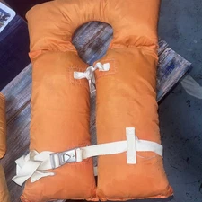 Vintage life jacket preserver adult Model. AK-1