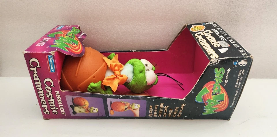 NUEVO EN CAJA Space Jam Bang Cosmic Crammers 1996 Warner Bros Nerdlucks ¡En muy buen estado! Foto 3 de 4