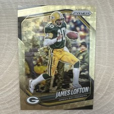 2025 Panini Prizm James Lofton Gold Vinyl 5/5 Bookend #149 Green Bay Packers