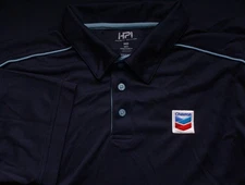 Chevron Gas & Oil Workwear Uniform Employee Polo Shirt Mens Medium