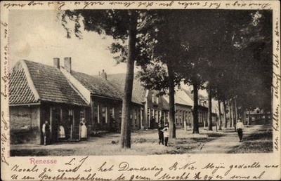 Ak Renesse Schouwen-Duiveland Zeeland, Wohnhäuser - 10720775