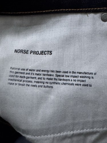 Norse Projects Selvedge Denim Indigo 34/32 - Wunderschön! - Bild 14 von 14