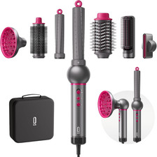 7 in 1 Hair Styler  High Speed Dryer Brush, 110,000RPM Blow Dryer Brush, Ionic