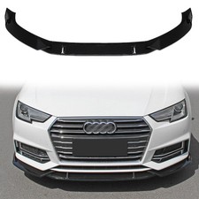 Spoiler Lèvre Lame Noir Jupe Pare-Choc Avant Pour Audi A4 S4 B9 S-line 2017-2019