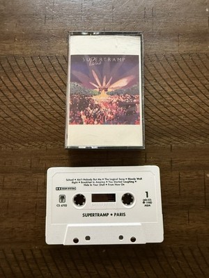 SUPERTRAMP Cassette Tape 80s Rock Prog PARIS LIVE ALBUM BREAKFAST IN AMERICA