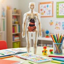 3D Human Body Torso Model for Kid Anatomy Model Skeleton, Removable Parts 1Set
