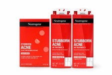 Neutrogena Stubborn Acne AM Treatment 2oz  Acne patches  Lot of 3  Exp 07/26