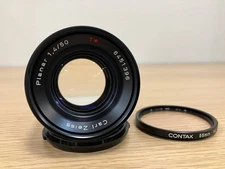 DDP!! [NearMINT] Contax Carl ZeissPlanar 50mm f 1.4  AEJ MF Lens CY Mount Japan