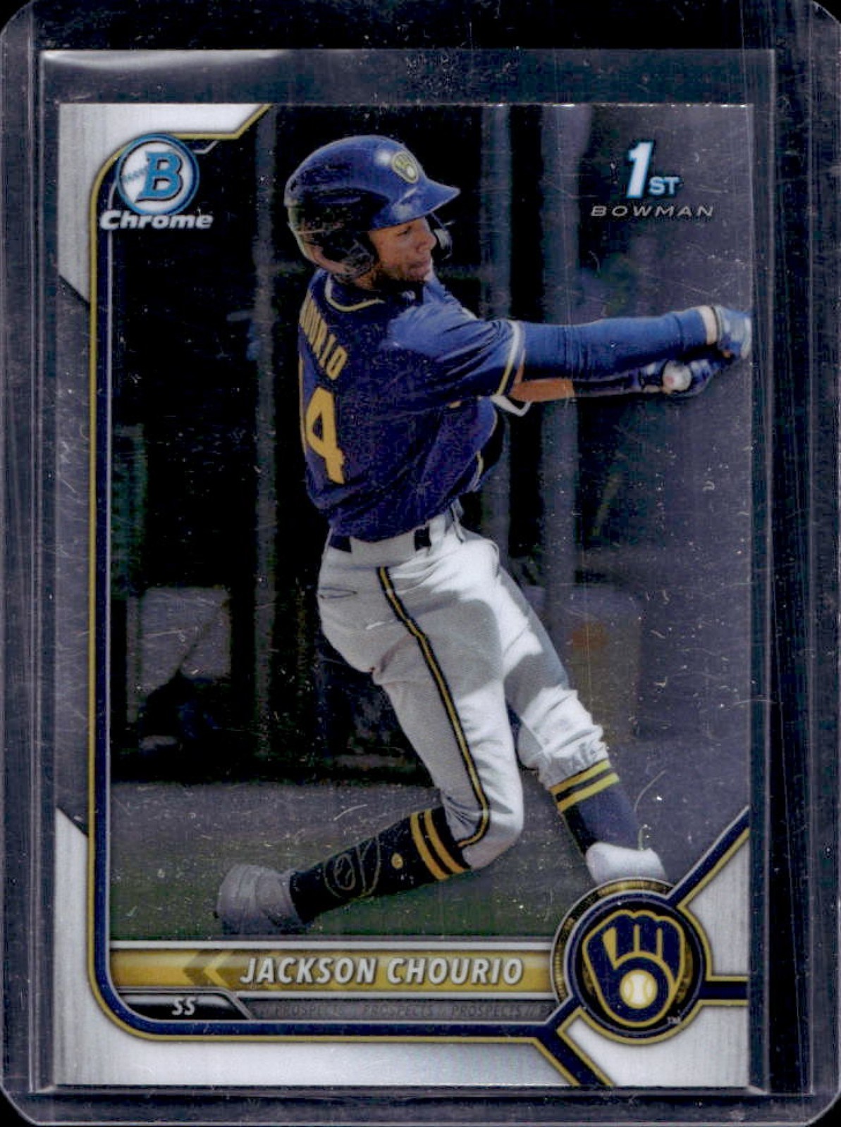 2022 Bowman Jackson Chourio Chrome 1st #BCP-79 Brewers