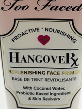Too Faced Hangover Nourishing Replenishing Face Primer Coconut Water NEW 40ml