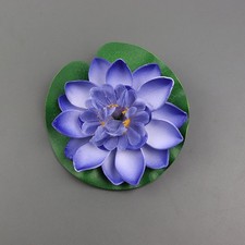 Artificial Lotus Water Lily Flower Floating Pool Pond Decor Eternal Plant 6/12