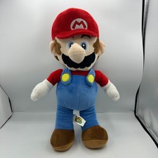 Super Mario Brothers Official Big Mario Plush 17 inch 2018 EUC Nintendo Stuffed