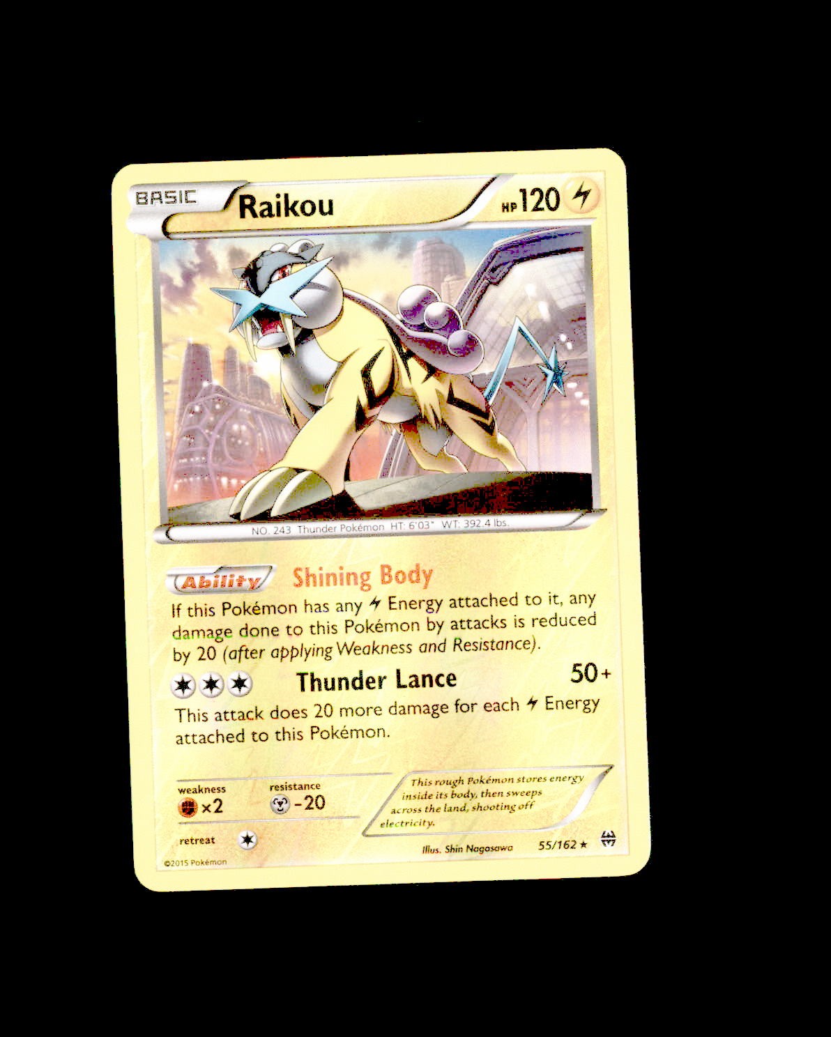 LP XY - BREAKthrough Reverse Holo Raikou 55/162