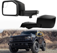 Driver Side Mirror Compatible With 2021-2024 Ford Bronco Left Mirror Wtemp Sens Driver Side Mirror Compatible With 2021-2024 Ford Bronco Left Mirror Wtemp Sens
