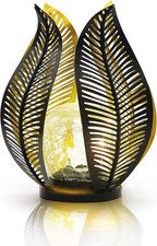 Solar Garden Lights Waterproof Outdoor Decorative Globe Tabletop Lamps for Patio