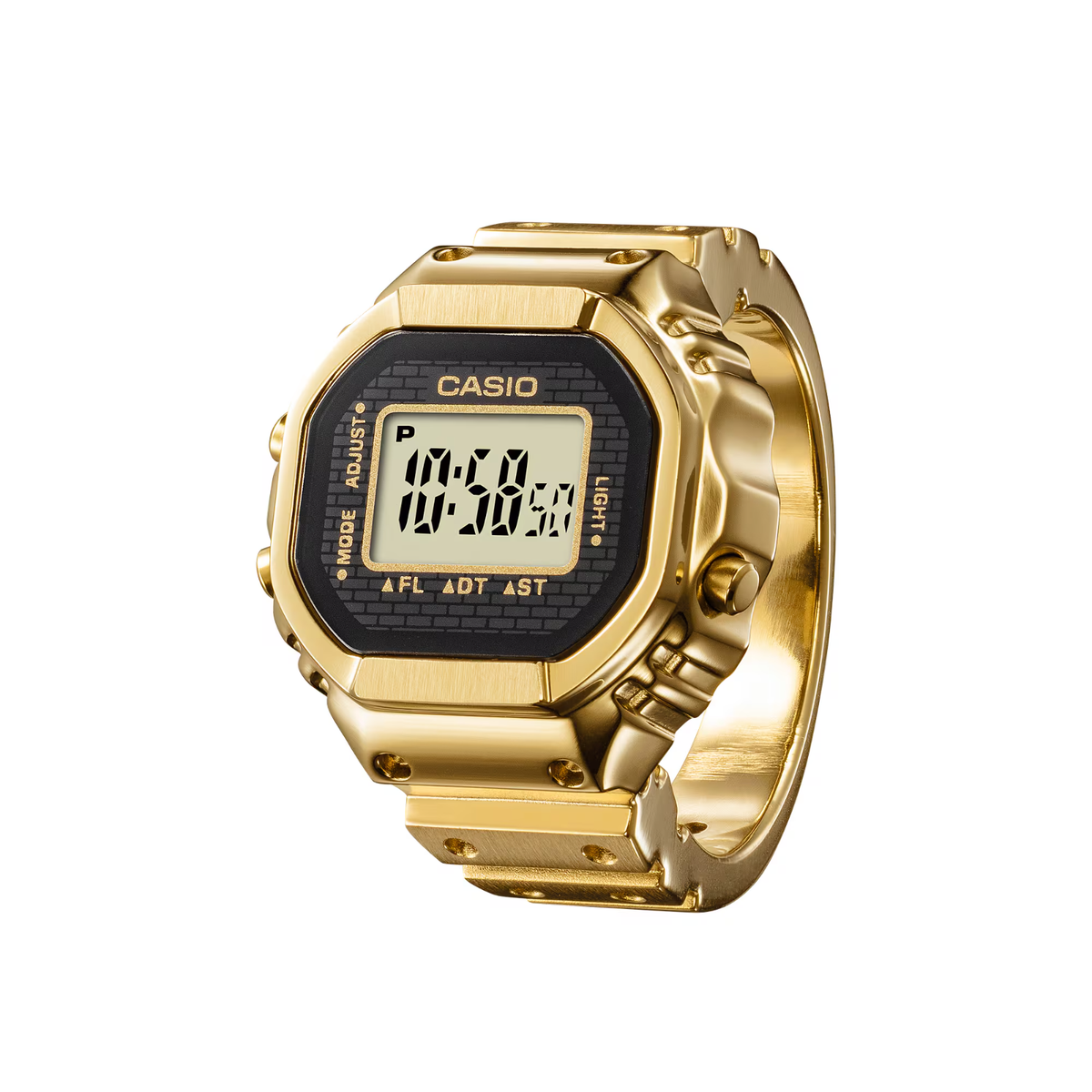 Casio Ring Watch Gold CRW-001G-9JR w/Size adjusting spacer Limited