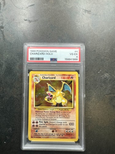 1999 Charizard 4/102 PSA 4 Base Set Holo Pokemon Rare