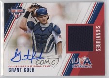 2018 USA Baseball Stars & Stripes and Material Signatures Grant Koch Auto s3g