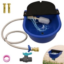 Automatic Water Dispenser for Dogs, Automatic Chicken Waterer with Drain Valv...