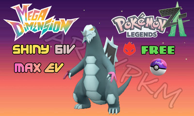   SHINY ALPHA BAXCALIBUR 6IV MAX EV POKEMON LEGENDS ZA